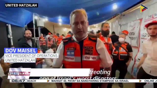 GLOBALITA: 44 patay, higit 100 sugatan sa stampede sa Jewish pilgrimage sa Israel