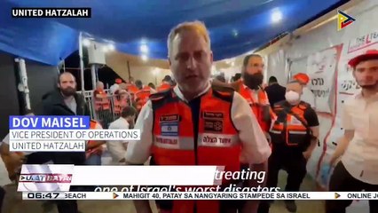 GLOBALITA: 44 patay, higit 100 sugatan sa stampede sa Jewish pilgrimage sa Israel