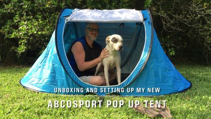 Unboxing and Setting Up my New ABCOSPORT Pop Up Tent