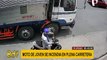 Filipinas: Moto se incendia en plena carretera