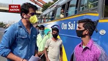 South film star Arjun becomes driver, serving corona infected patients