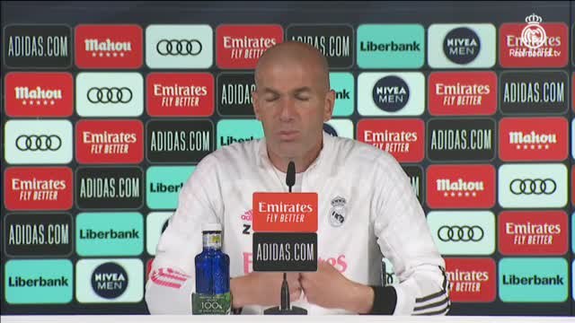 Zidane sobre la derrota del Barça: No va a cambiar nada, vamos a meter al mejor equipo para poder ganar mañana
