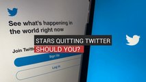 Stars Quitting Twitter, Should You?