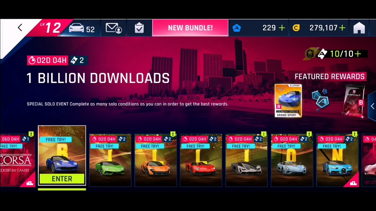 Asphalt 9 Gameplay - 1 Billion Downloads
