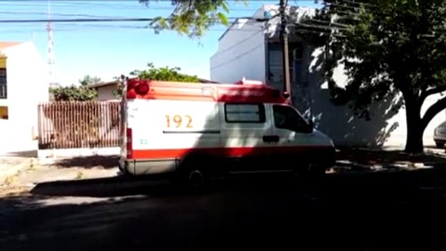 Com tosse e dificuldade para respirar, idoso de 87 anos é atendido pelo Samu, no Bairro Maria Luiza