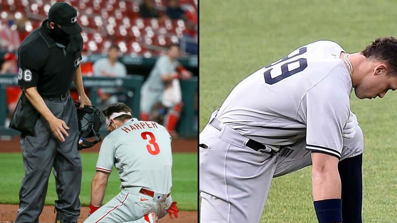 Bryce Harper Is Hockey Tough While Aaron Judge Is The Complete Opposite