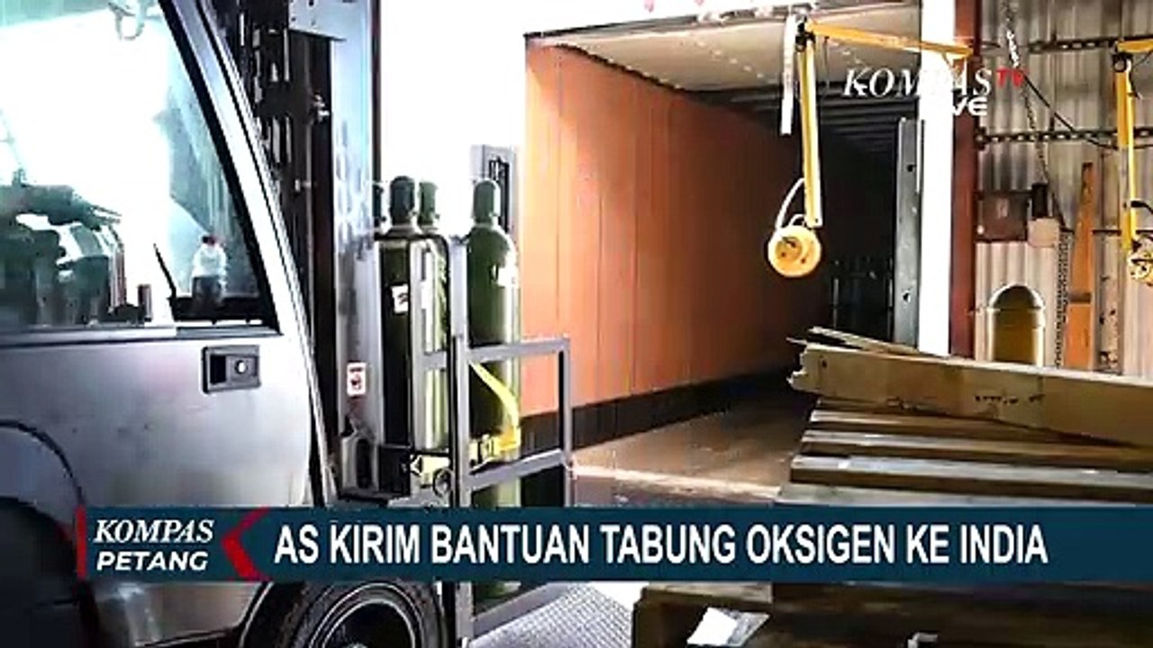 AS dan Rusia Kirim Bantuan Tabung Oksigen dan Obat untuk Corona India