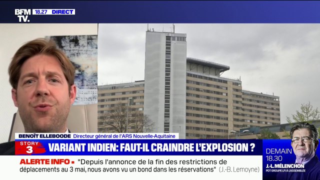 Benoît Elleboode (ARS) confirme que trois patients en Nouvelle-Aquitaine ont le variant indien