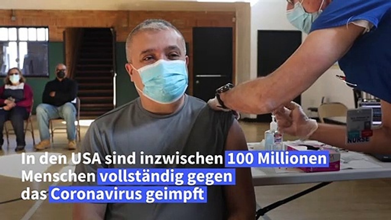 100 Millionen Menschen in den USA vollständig gegen Corona geimpft