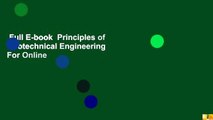Full E-book  Principles of Geotechnical Engineering  For Online