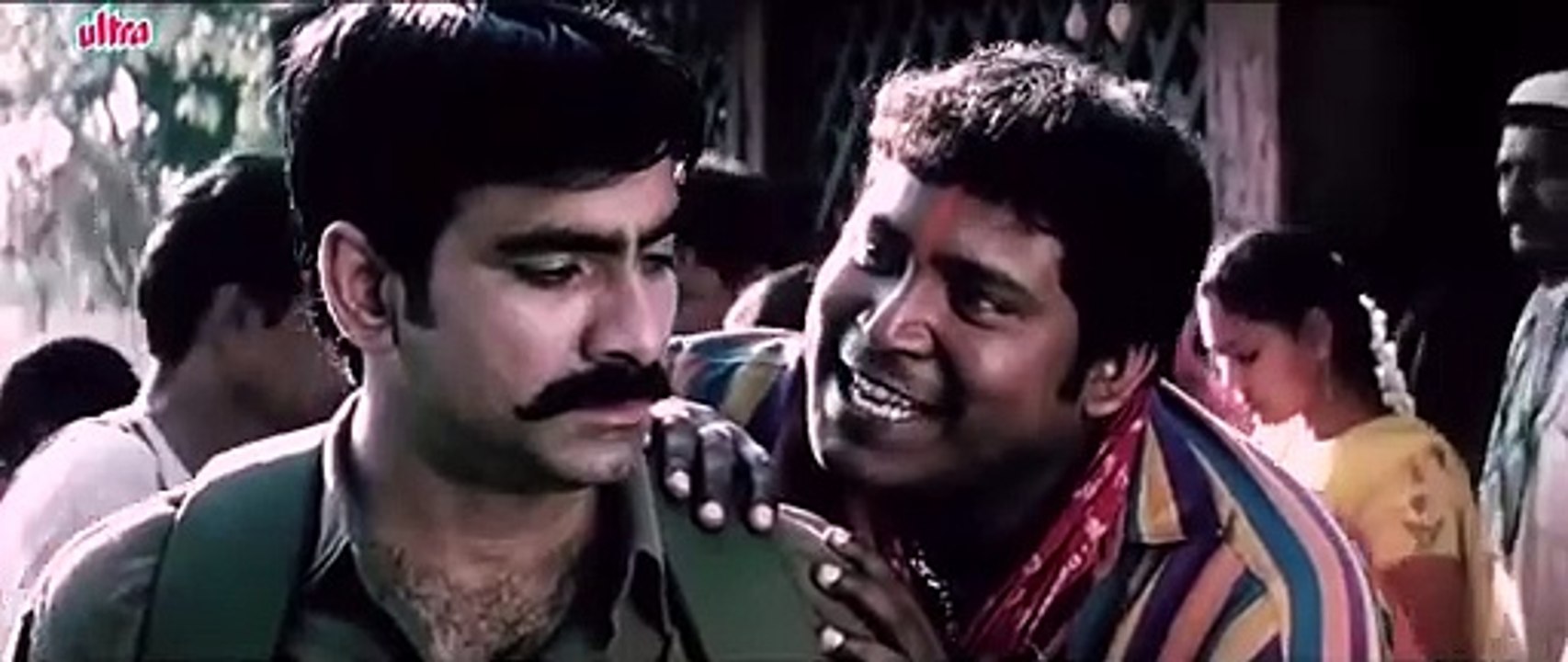 प्रतिघात रेलवे स्टेशन सीन - Pratighat Hindi Scene _ रवि तेजा का रौद्र रूप