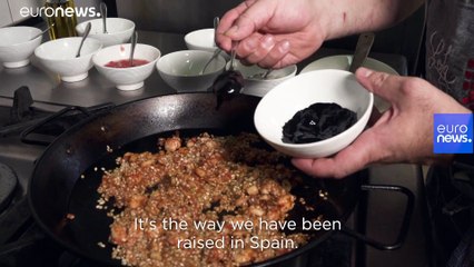 The cultural ingredients for a traditional Black Ink Paella