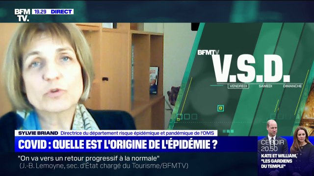 Sylvie Briand (OMS) sur l'origine du Covid-19: Il faut voir si l'hypothèse d'un accident de laboratoire ou d'une fuite peut être complètement éliminée