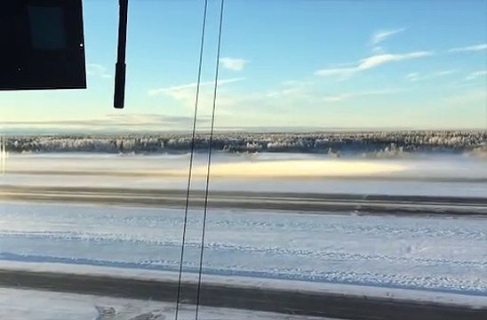 F-16'nın -40 derecede müthiş kalkış anı