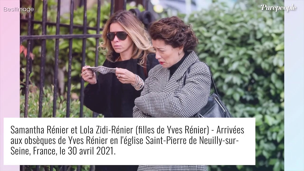 Obsèques d'Yves Rénier : Jean-Luc Reichmann accablé, Véronique Genest et Mathilde Seigner présentes