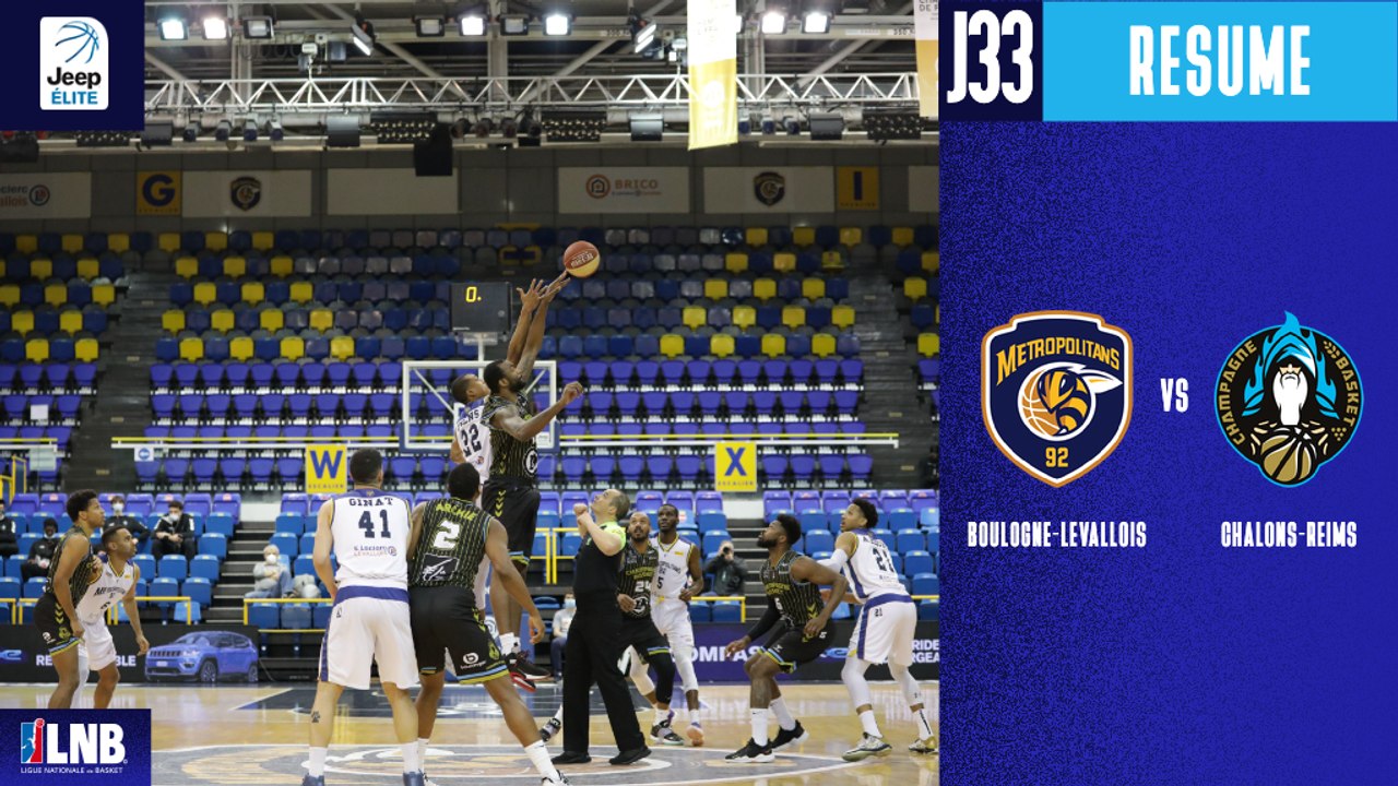 Boulogne-Levallois vs. Chalons-Reims (77-71) - Résumé - 2020/21