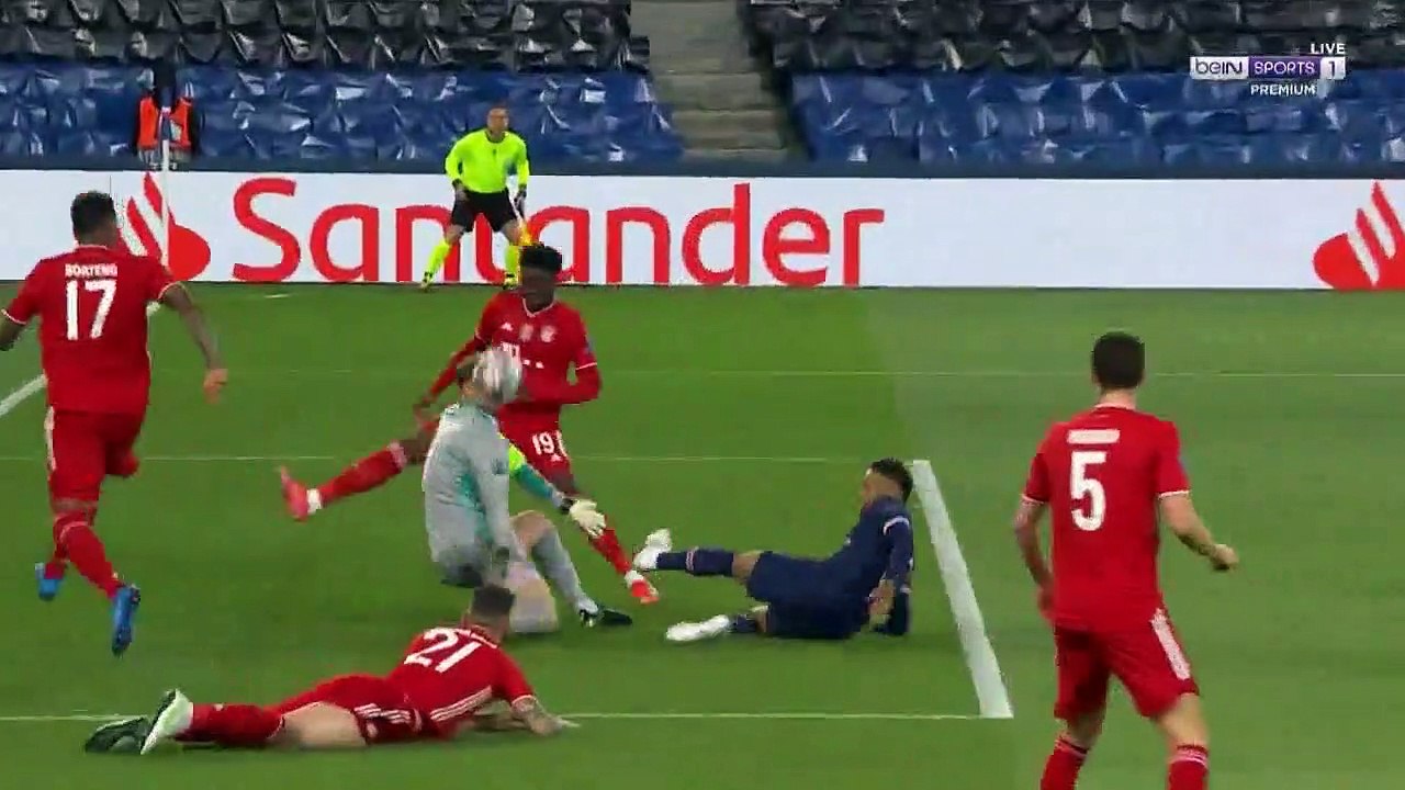 ملخص مباراة باريس سان جيرمان وبايرن ميونخ (0-1) دوري ابطال اوروبا - بطولات