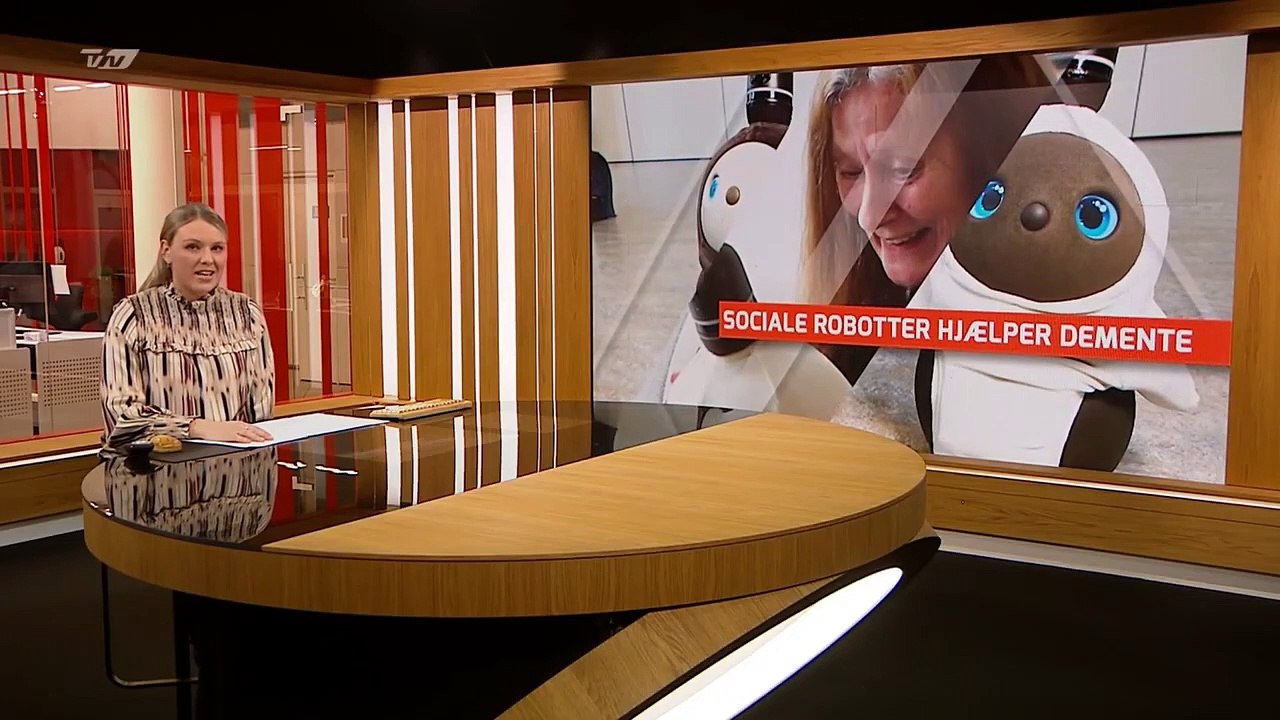 Social robot hjælper demente | Sociale robotter hjælper demente | Mikkel & Hanne | Mou | Aalborg | 12-03-2021 | TV2 NORD @ TV2 Danmark