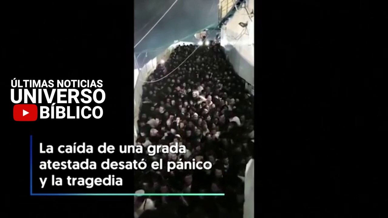 Estos fueron los momentos de pánico de la fatal estampida en Israel 2021