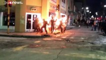 Colombia | Sobrecogedor ataque con una bomba incendiaria contra seis policías