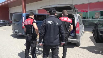 EDİRNE'DE MARKETE ARACIYLA GİDENLERE CEZA