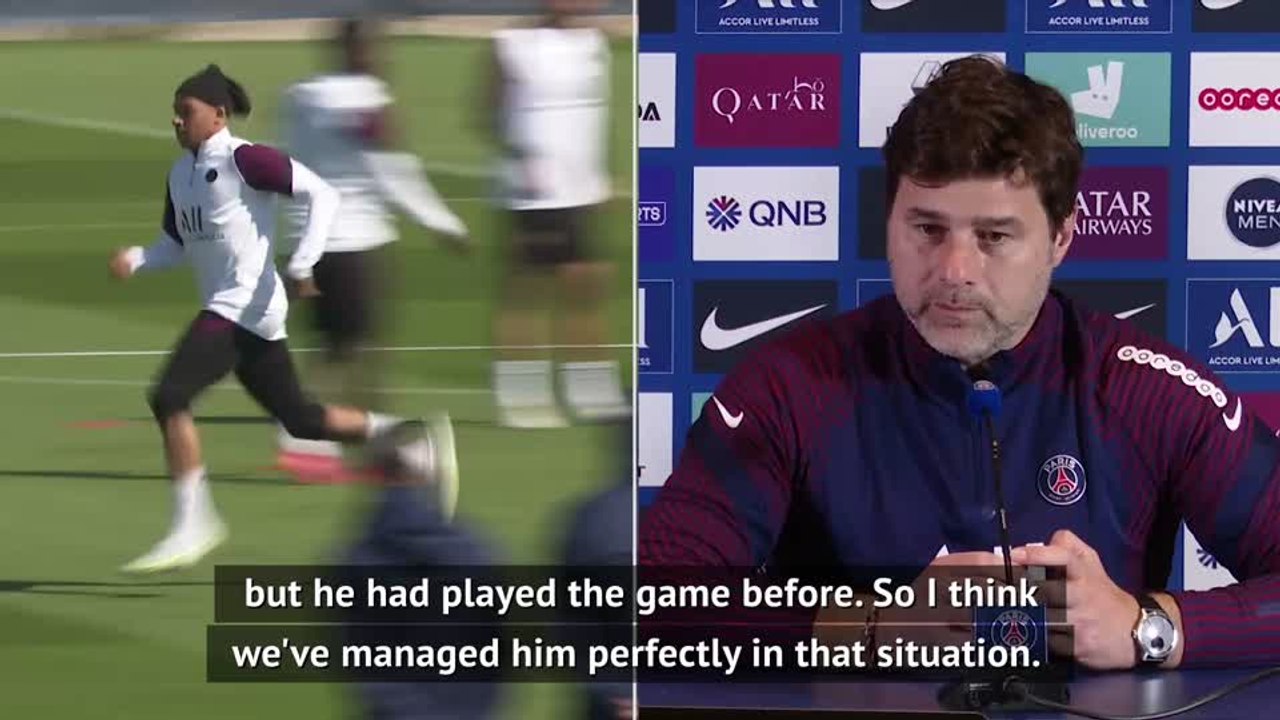 PSG looked after Mbappe despite his calf injury - Pochettino