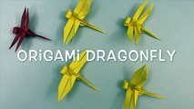 Diy Origami Dragonfly / Paper Crafts For School / Paper Craft / Easy Origami / Paper Dragonfly
