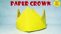 Origami Crown | Making With Paper | Diy | A4 Sheet Craft Easy