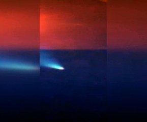 Gökyüzünde beliren görüntü köylüleri korkuttu