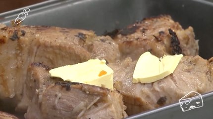 La Cocina del Cinco - Escabeche de Chile Cabro, Costilla de Cerdao en Naranja Agria, almibar de Melocotones