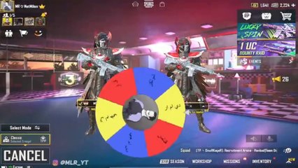 مليون روسيس يجرب عجلة الحظ مع مستر إكس ببجي موبايل