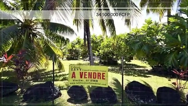 A vendre terrain de 1147m2 en Bord de route C/Mont. à Papara (Idéal locaux commerciaux, commerces)