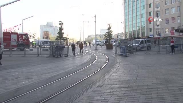 Taksim Meydanı'nda 1 Mayıs Emek ve Dayanışma Günü önlemleri