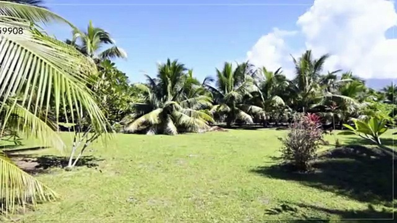 A vendre terrain de 1200m2 C/Mont. à Papara (Idéal 2 Habitations-Proche Plage)