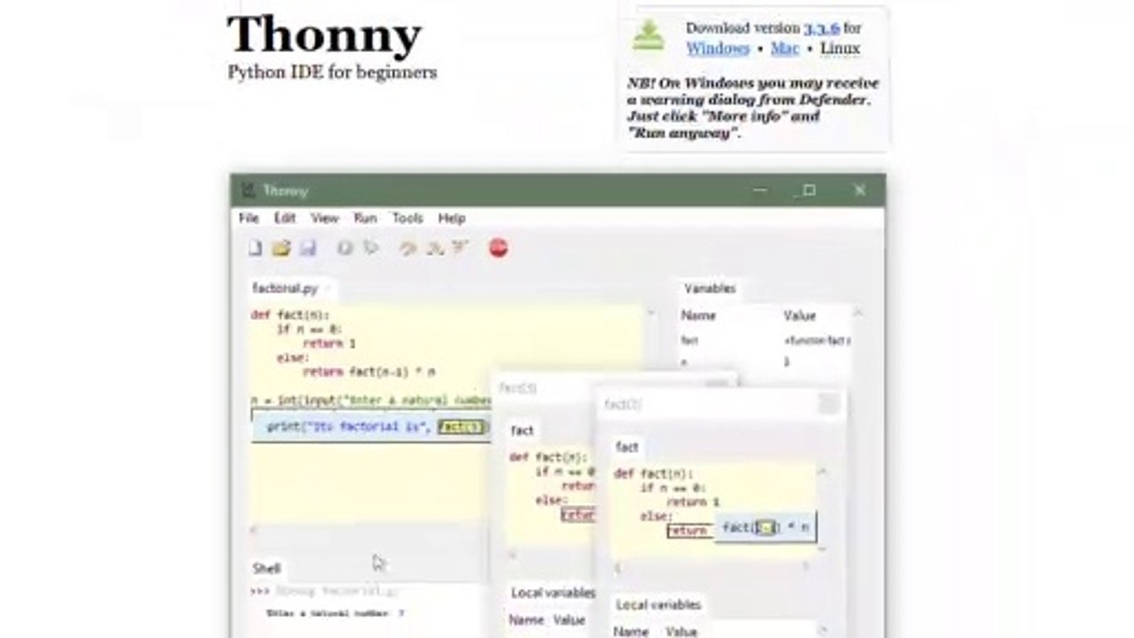 How to Install Thonny IDE for Python beginners on Windows