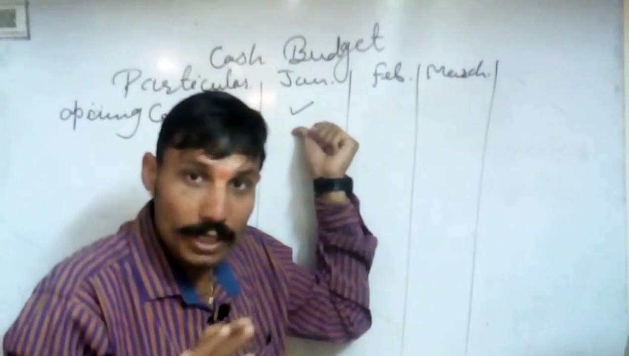 Cash Budget रोकड़ बजट in hindi