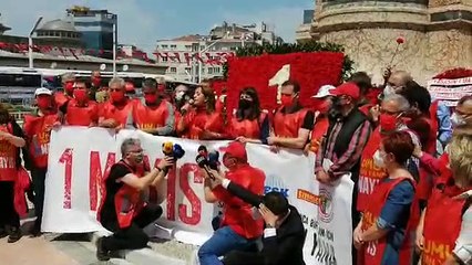 Emek, meslek örgütleri 1 Mayıs'ta Taksim'de buluştu: Umut yan yana!