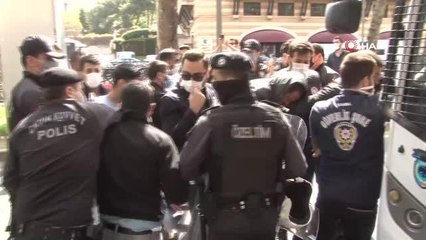 Harbiye'den Taksim'e çıkmak isteyen gruba müdahale