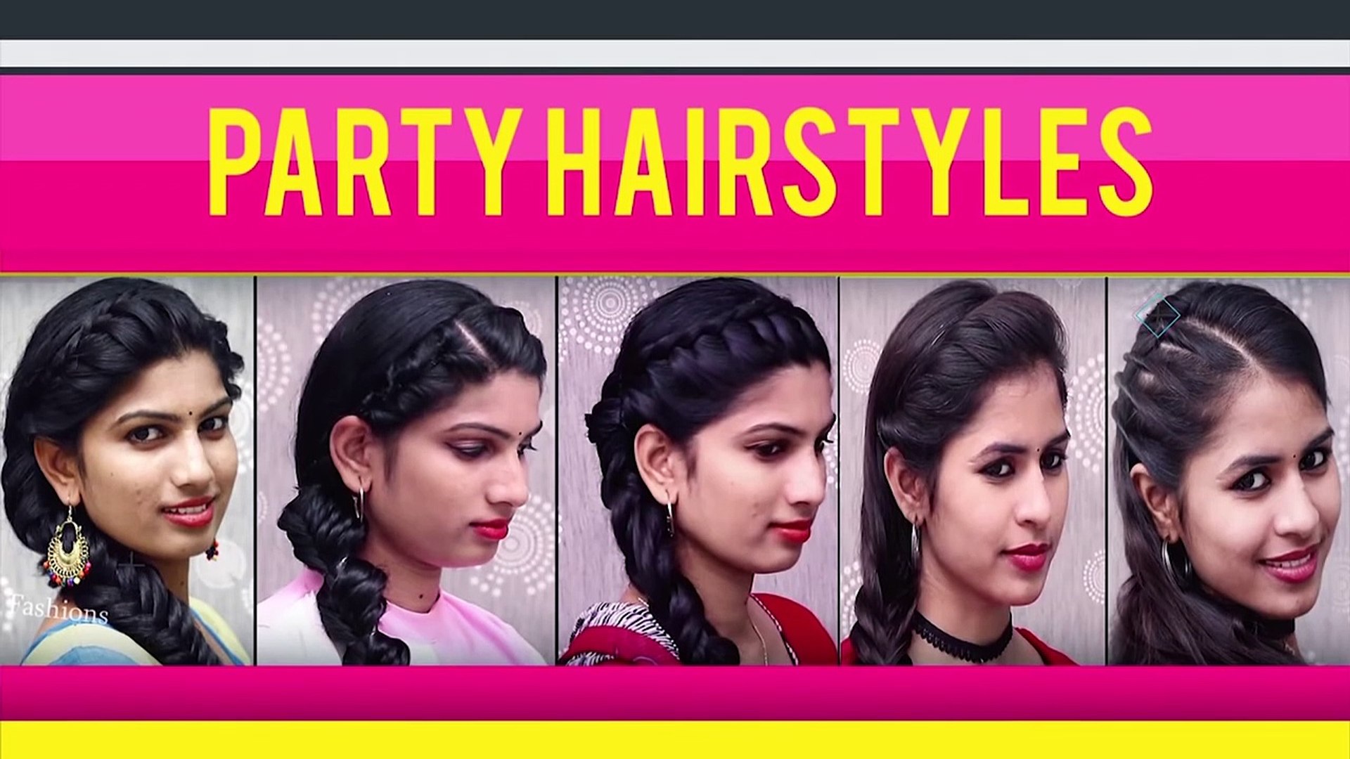 Hairstyle for Party for Girls