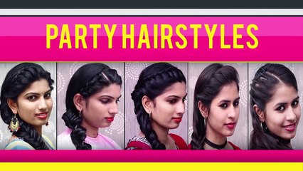 3 Easy Hairstyles For Party, College, Work | Hair Style Girl | Latest Hairstyles For Long Hair