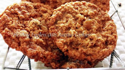 下载视频: Eggless Oats Cookies | Breakfast Recipes Without Eggs | Healthy Breakfast Ideas | Kanak'S Kitchen