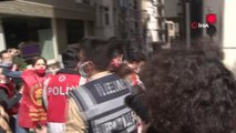 İstiklal Caddesi'ne çıkmak isteyen eylemcilere polis müdahalesi