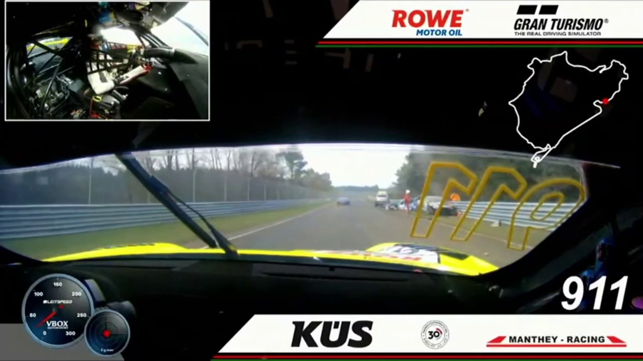 Nurburgring Endurance Series 2021 3 Qualifying Bravetti Hansen Big Crash Aftermath Christensen Onboard