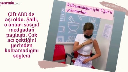 ABD'de yaşan Ebru Şallı aşı oldu: Çok acıdı yerimden kalkamadım
