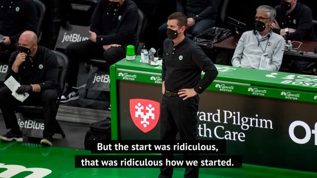 'My daughter left at half-time' - Stevens on Celtics' comeback