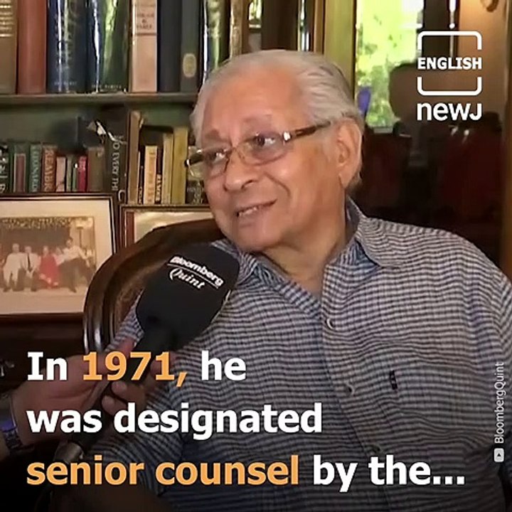 India Loses One Of Its Finest Legal Minds-Soli...