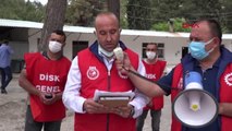 BURDUR'DA 1 MAYIS AÇIKLAMASI