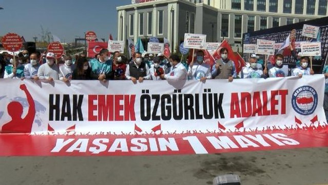 Son dakika haber! MEMUR-SEN, '1 MAYIS'I ANKARA ŞEHİR HASTANESİ ÖNÜNDE KUTLADI