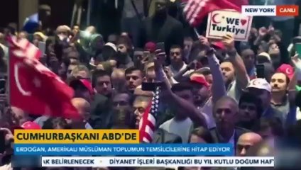 Erdoğan konuşurken salonu karıştırmaya çalıştılar!