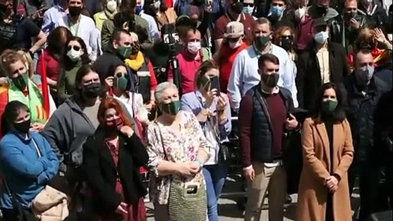 Solidaridad, el sindicato de Vox, pone en el punto de mira a Ana Patricia Botín y señala en su mitin a empresarios